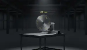 ДИСКОВОЕ ПОЛОТНО ДЛЯ ЦИРКУЛЯРНОЙ ПИЛЫ ПО АЛЮМИНИЕВЫМ ПРОФИЛЯМ 450 MM EVO SAW A450