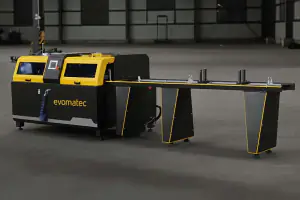 MAȘINĂ AUTOMATĂ DE TĂIERE ȘI GĂURIRE PENTRU PROFILE DIN ALUMINIU EVO DD