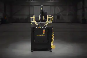منشار قطع بزوايا آلي لقطاعات PVC البلاستيكية EVOM II