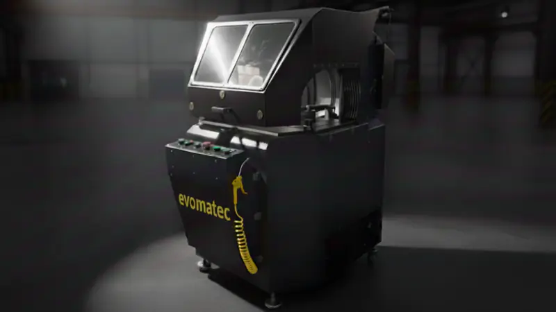 AUTOMATYCZNA PIŁA UKOŚNICA DO PROFILI PVC I PROFILI Z TWORZYW SZTUCZNYCH EVOM IIP 600 ECO