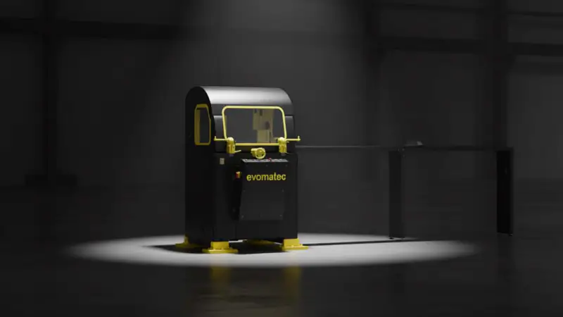 SCIE À ONGLET AUTOMATIQUE POUR PROFILÉS EN ALUMINIUM EVOM II 700