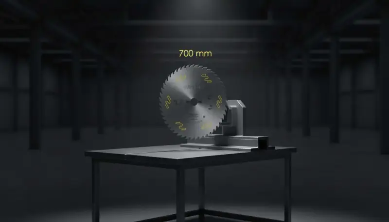 LÂMINAS DE SERRA CIRCULAR PARA ALUMÍNIO COM 700 MM EVO SAW A700