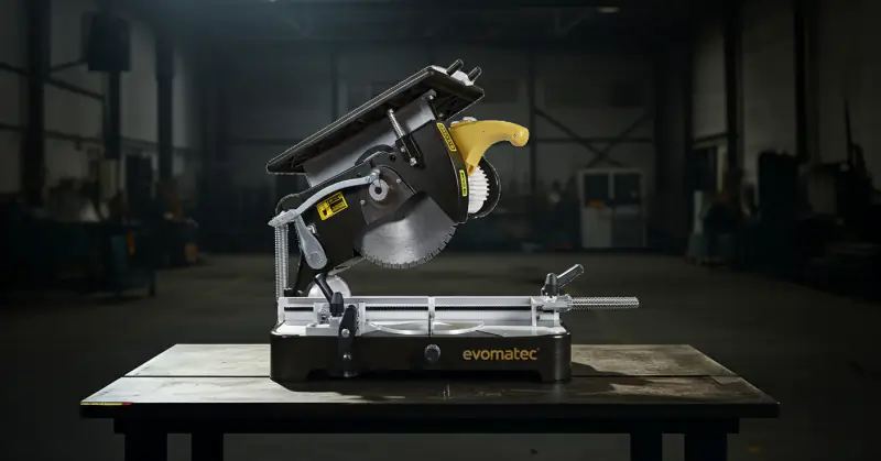 FERĂSTRĂU PENTRU TĂIERE LA UNGHI PENTRU PROFILE DIN ALUMINIU EVOCUT 300MS