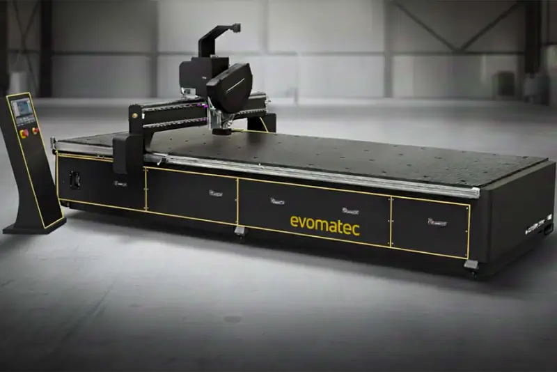 MÁQUINA CNC DE CORTE & FRESAGEM PARA PAINÉIS COMPÓSITOS DE ALUMÍNIO EVO LII