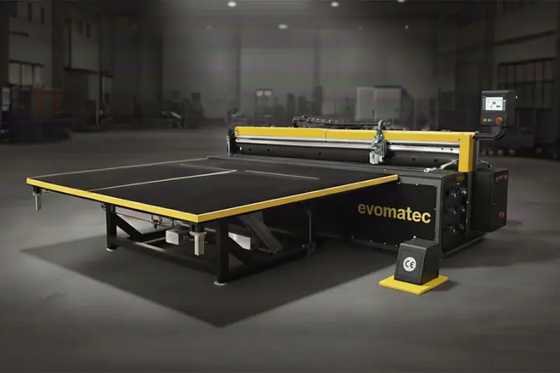 LAMINATED GLASS CUTTING TABLE EVOGLAS V