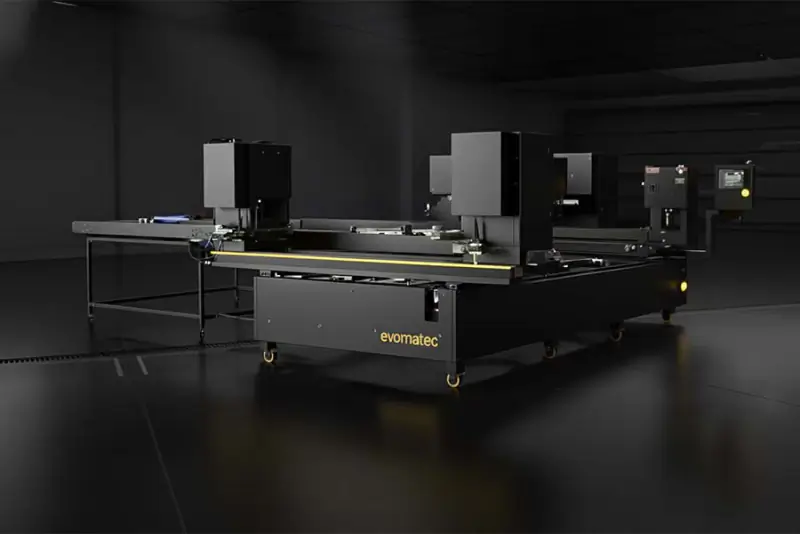 MÁQUINA DE SOLDAGEM DE 4 CABEÇAS PARA PERFIS PLÁSTICOS DE PVC EVOO IV